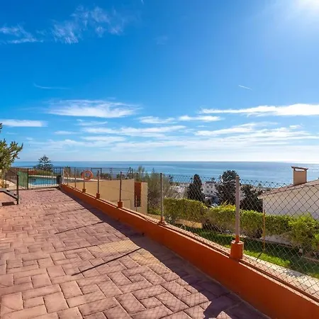 Nyaraló Adosado Con Vistas Al Mar Desde La Piscina Con Bbq